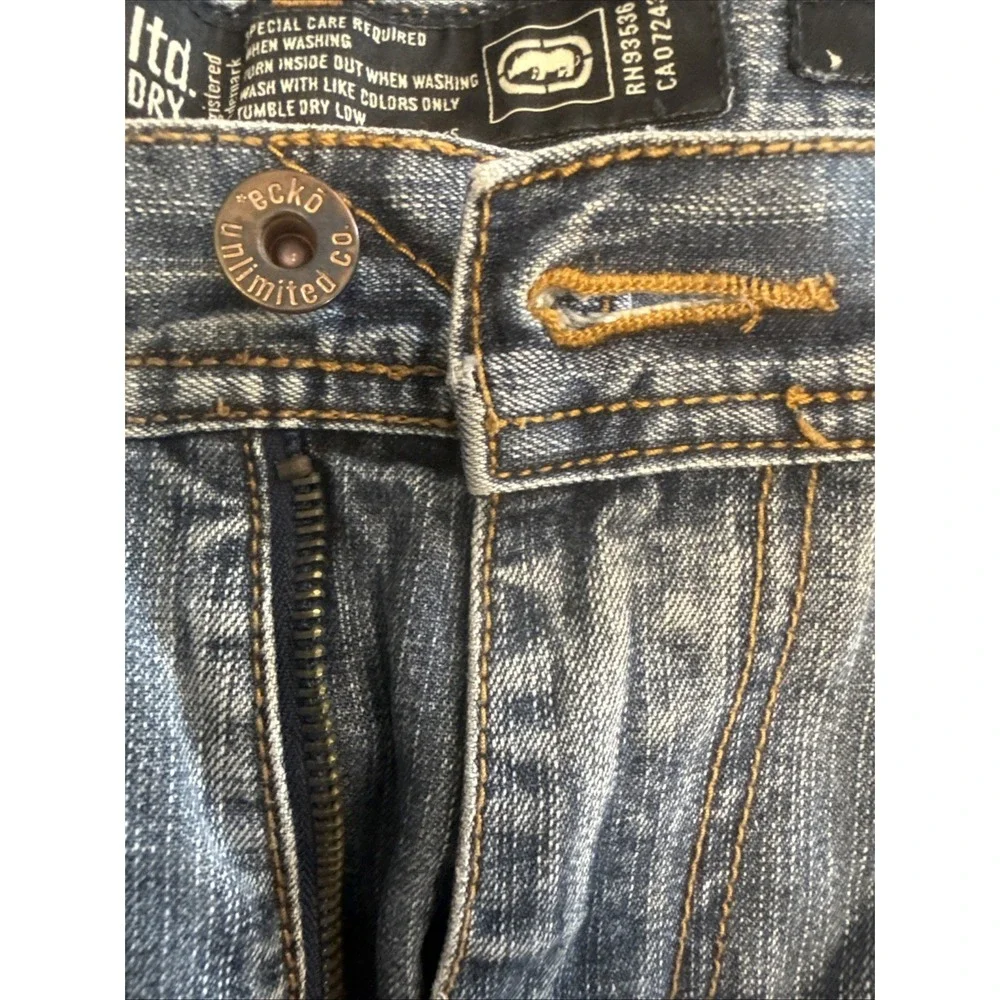 Vintage Ecko‎ Unltd Carpenter Jeans Mens 34 Baggy Y2K Skate Hip Hop Denim